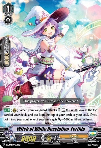 Image for Witch of White Revelation, Fertida (Bushiroad Event Cards) (BSL2021/VGV01EN) - Cardfight Vanguard