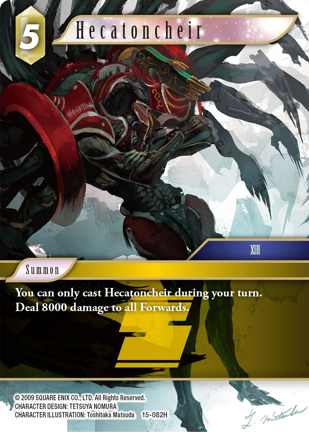 Image for Hecatoncheir (Crystal Dominion) (15-082H) - Final Fantasy TCG