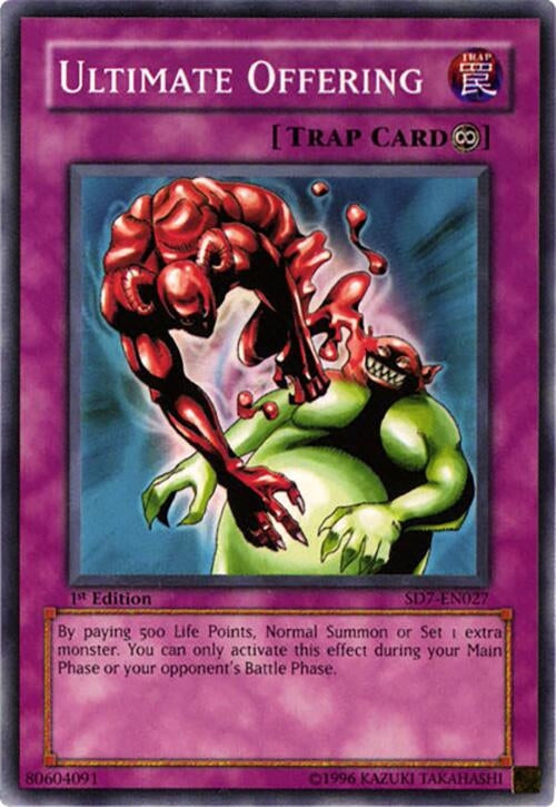 Image for Ultimate Offering (Structure Deck: Invincible Fortress) (SD7-EN027) - YuGiOh