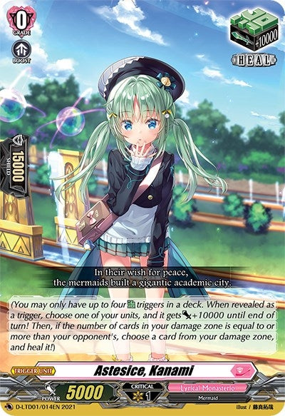 Image for Astesice, Kanami (D-LTD01: Ahoy! Lyrical Monasterio!) (D-LTD01/014EN) - Cardfight Vanguard