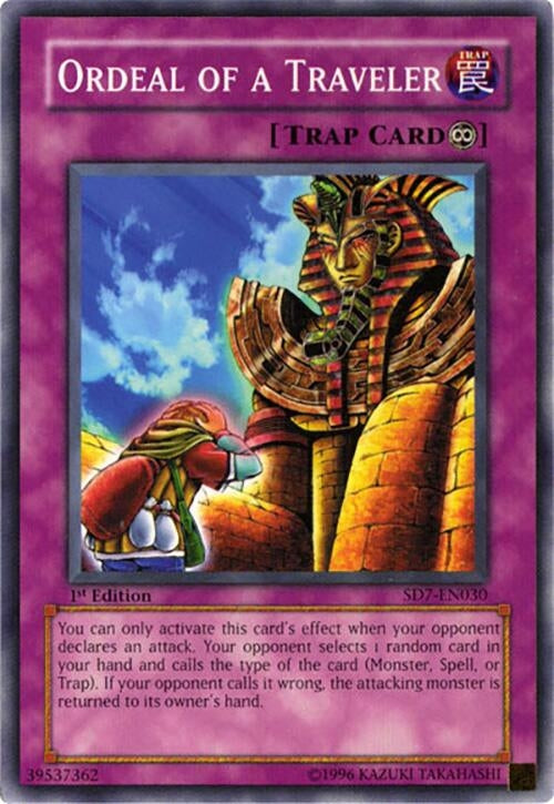 Image for Ordeal of a Traveler (Structure Deck: Invincible Fortress) (SD7-EN030) - YuGiOh