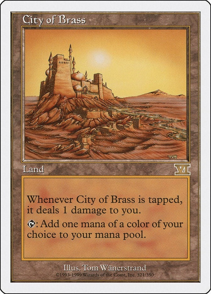 Image for City of Brass (Classic Sixth Edition) (321) - Magic: The Gathering