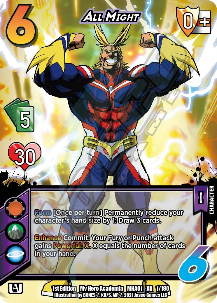 Image for All Might (XR) (UniVersus: My Hero Academia) (1/180) - UniVersus