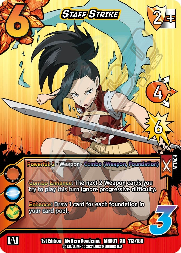 Image for Staff Strike (XR) (UniVersus: My Hero Academia) (113/180) - UniVersus