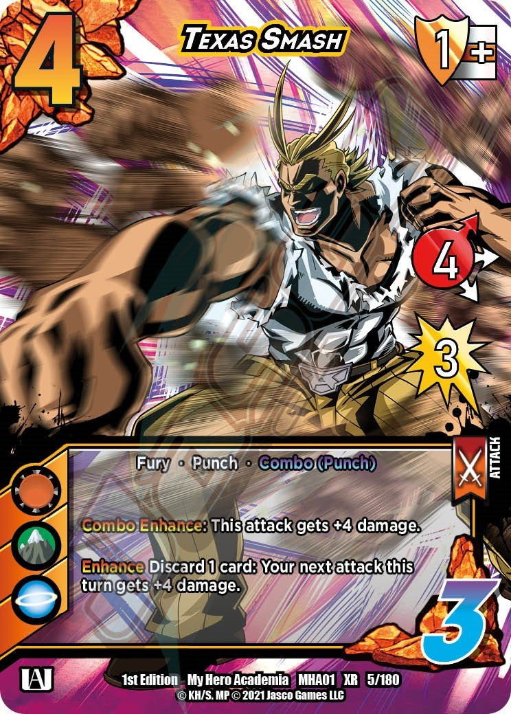 Image for Texas Smash (XR) (UniVersus: My Hero Academia) (5/180) - UniVersus