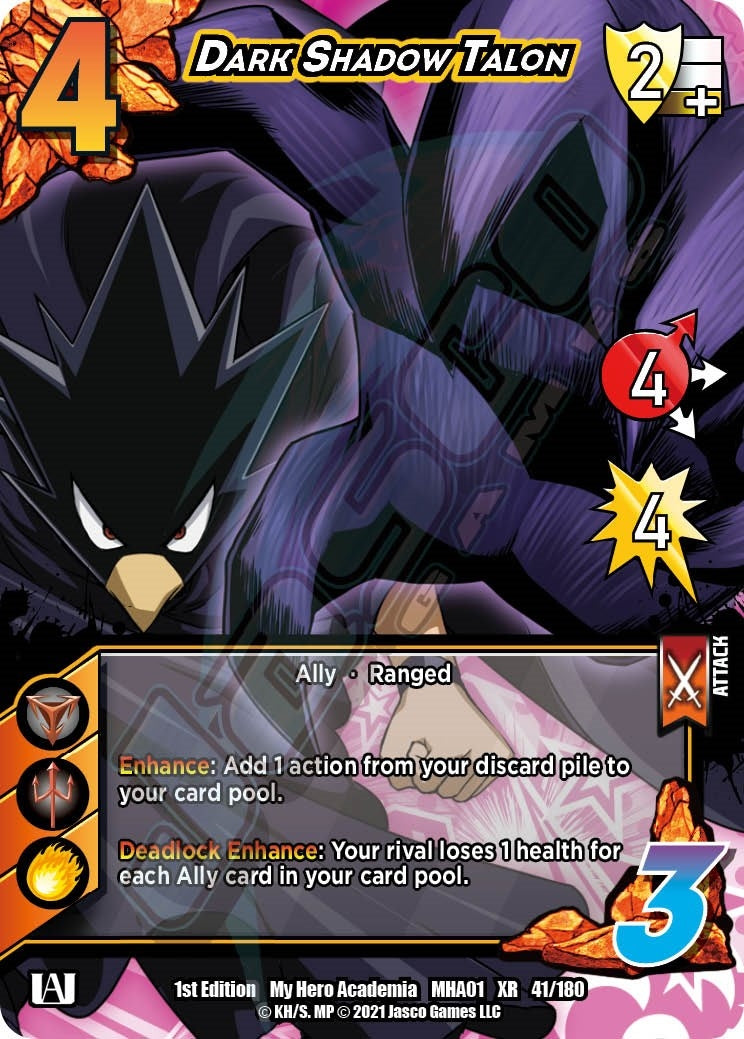 Image for Dark Shadow Talon (XR) (UniVersus: My Hero Academia) (41/180) - UniVersus