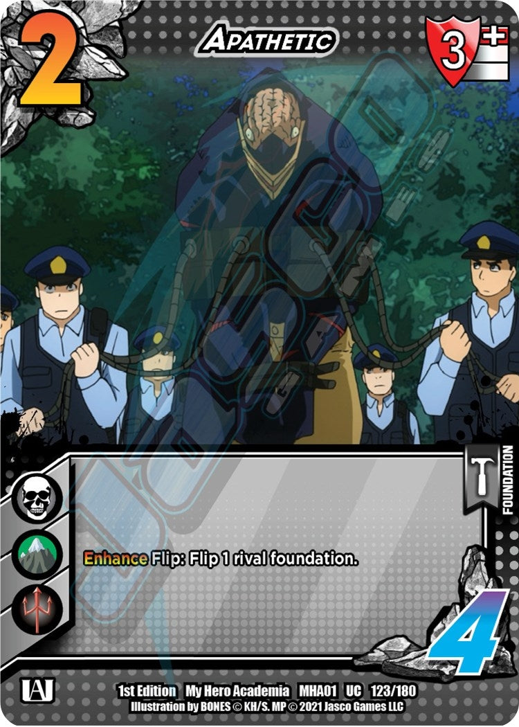Image for Apathetic (UniVersus: My Hero Academia) (123/180) - UniVersus