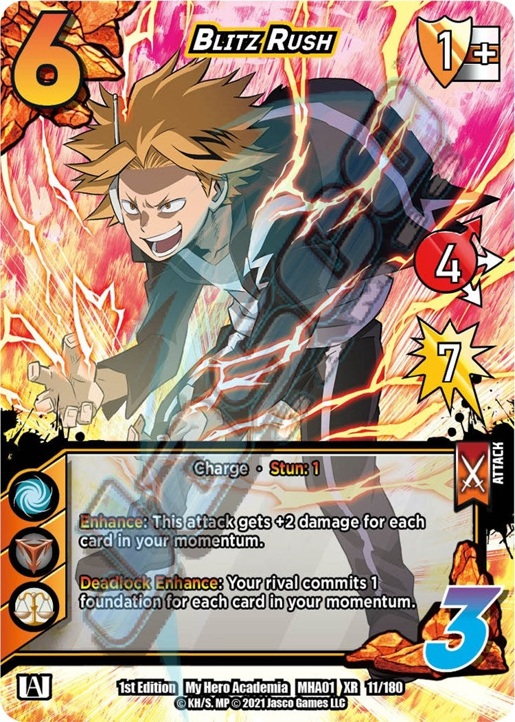 Image for Blitz Rush (XR) (UniVersus: My Hero Academia) (11/180) - UniVersus