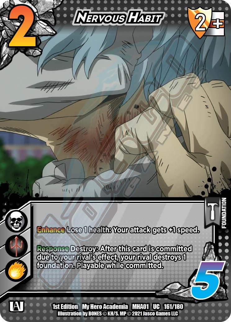 Image for Nervous Habit (UniVersus: My Hero Academia) (161/180) - UniVersus
