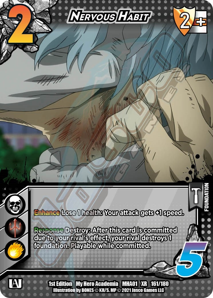 Image for Nervous Habit (XR) (UniVersus: My Hero Academia) (161/180) - UniVersus