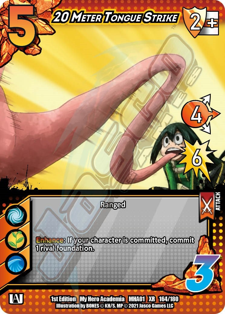 Image for 20 Meter Tongue Strike (XR) (UniVersus: My Hero Academia) (164/180) - UniVersus