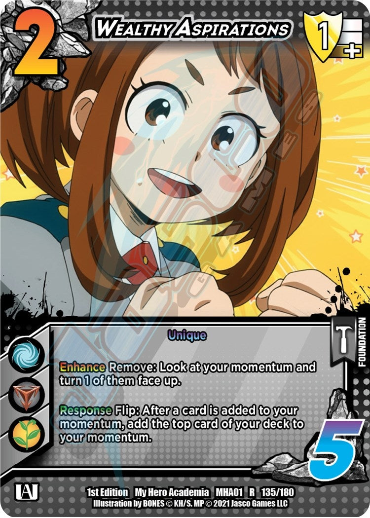 Image for Wealthy Aspirations (UniVersus: My Hero Academia) (135/180) - UniVersus