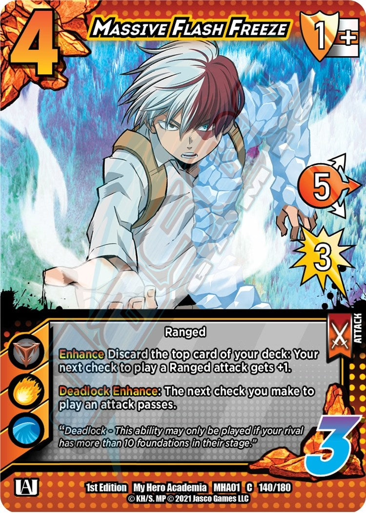Image for Massive Flash Freeze (UniVersus: My Hero Academia) (140/180) - UniVersus