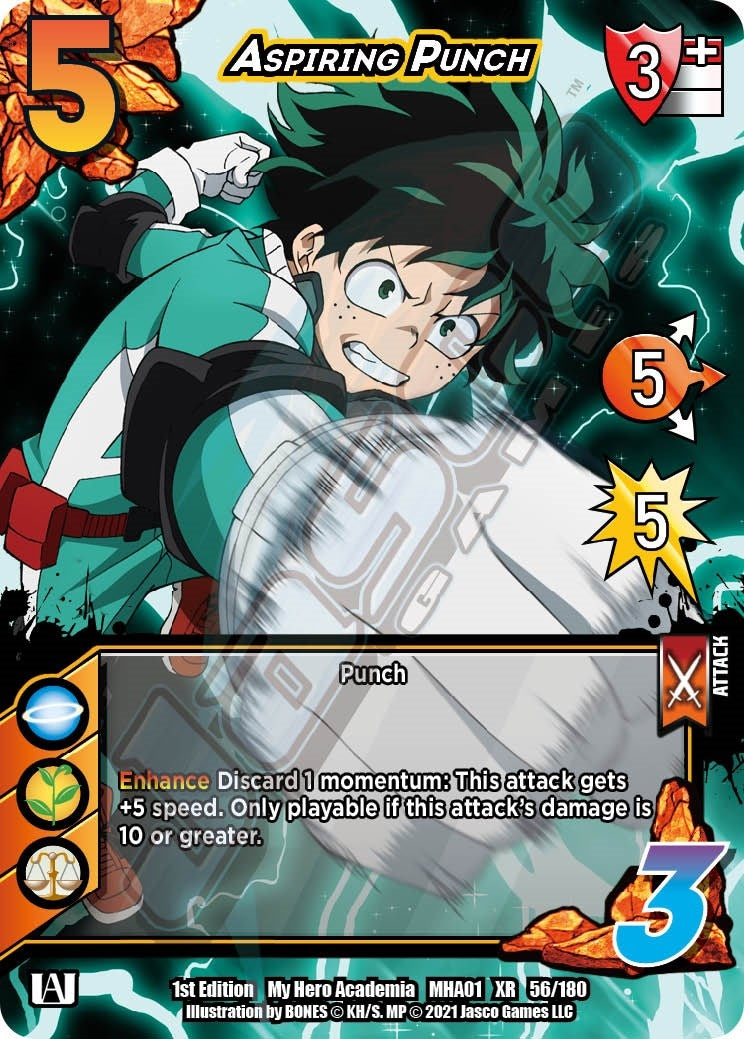 Image for Aspiring Punch (XR) (UniVersus: My Hero Academia) (56/180) - UniVersus