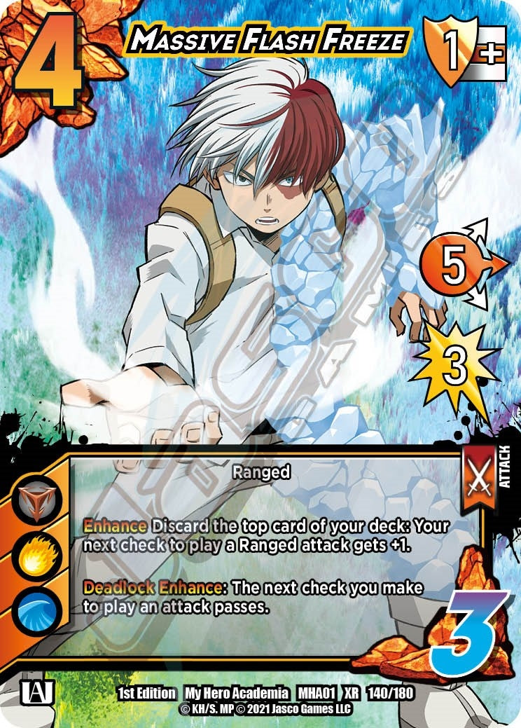 Image for Massive Flash Freeze (XR) (UniVersus: My Hero Academia) (140/180) - UniVersus