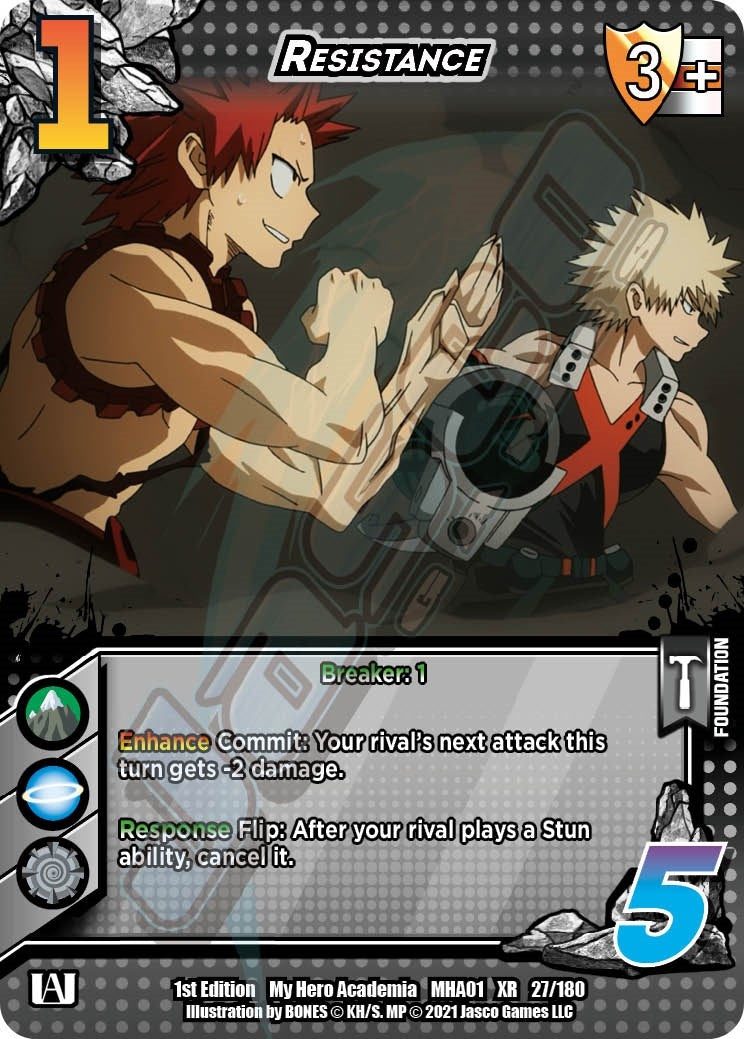 Image for Resistance (XR) (UniVersus: My Hero Academia) (27/180) - UniVersus