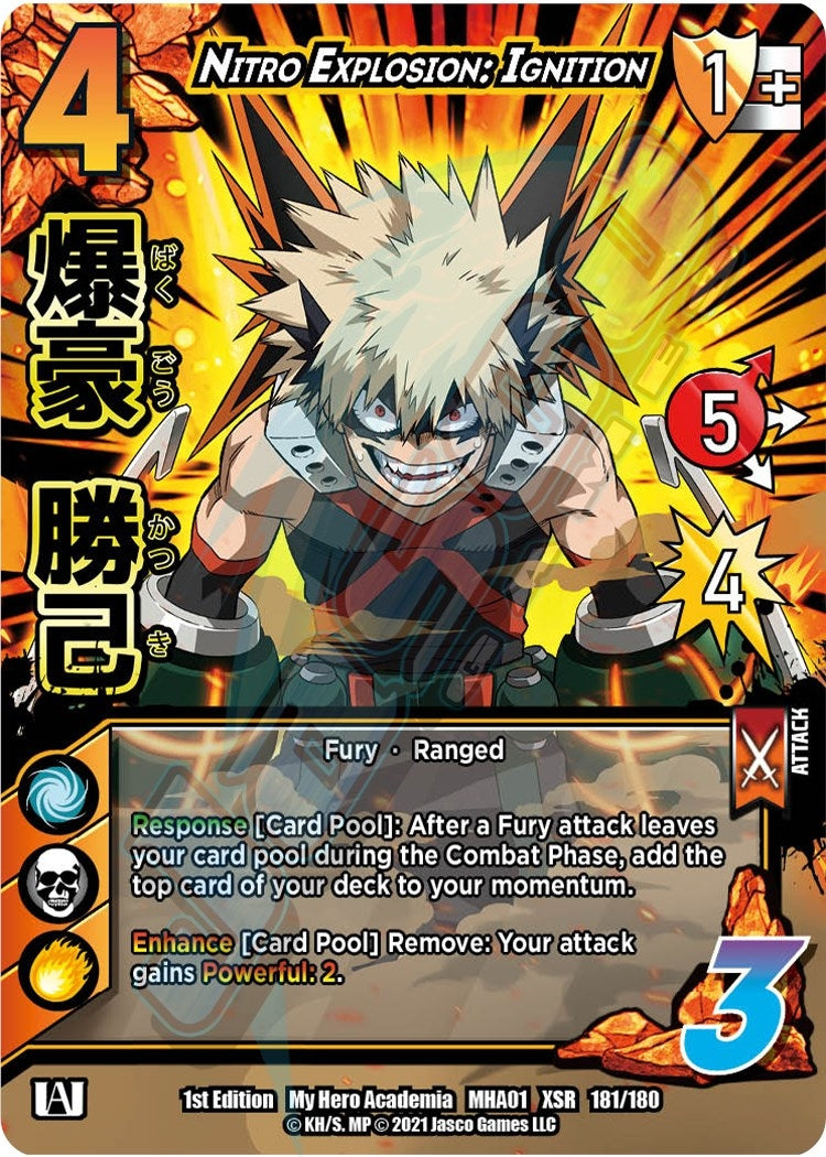 Image for Nitro Explosion: Ignition (XSR) (UniVersus: My Hero Academia) (181/180) - UniVersus