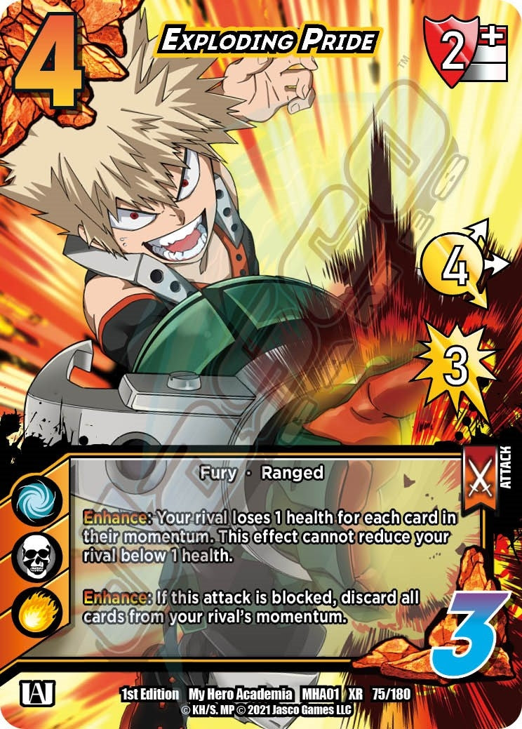 Image for Exploding Pride (XR) (UniVersus: My Hero Academia) (75/180) - UniVersus