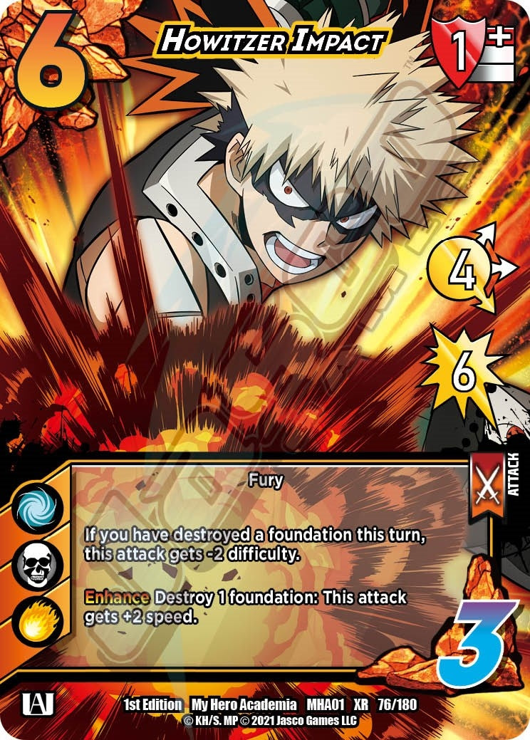 Image for Howitzer Impact (XR) (UniVersus: My Hero Academia) (76/180) - UniVersus