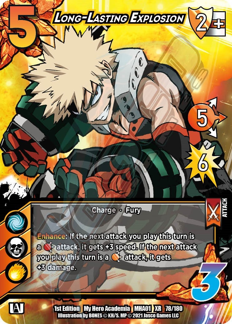 Image for Long-Lasting Explosion (XR) (UniVersus: My Hero Academia) (78/180) - UniVersus