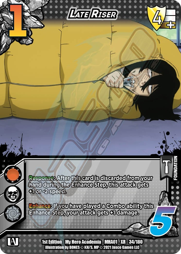 Image for Late Riser (XR) (UniVersus: My Hero Academia) (34/180) - UniVersus
