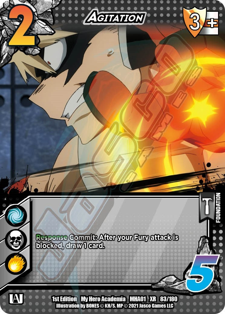 Image for Agitation (XR) (UniVersus: My Hero Academia) (83/180) - UniVersus