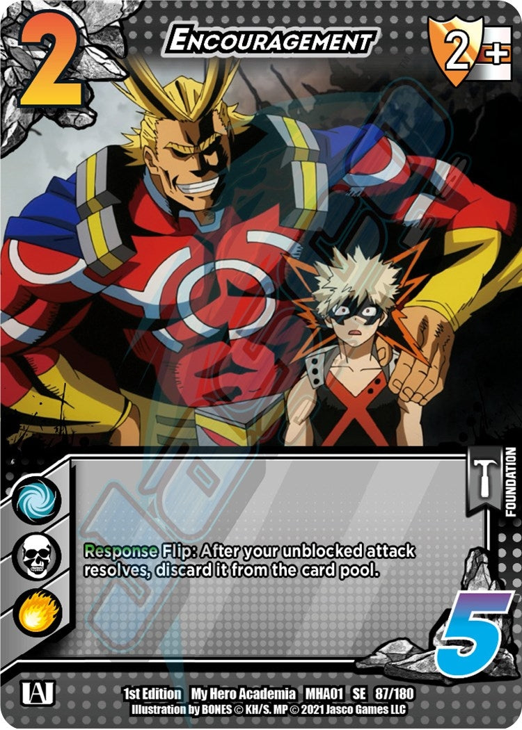 Image for Encouragement (UniVersus: My Hero Academia) (87/180) - UniVersus