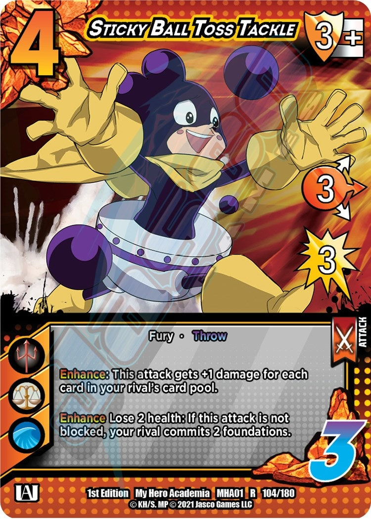 Image for Sticky Ball Toss Tackle (UniVersus: My Hero Academia) (104/180) - UniVersus