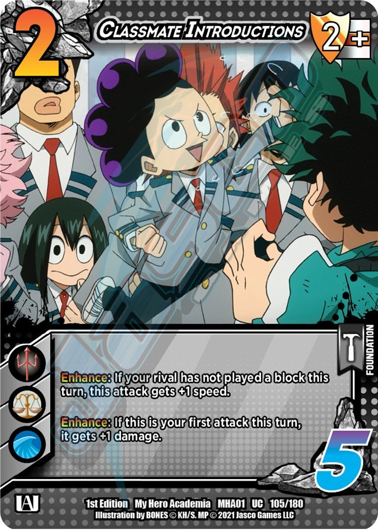 Image for Classmate Introductions (UniVersus: My Hero Academia) (105/180) - UniVersus
