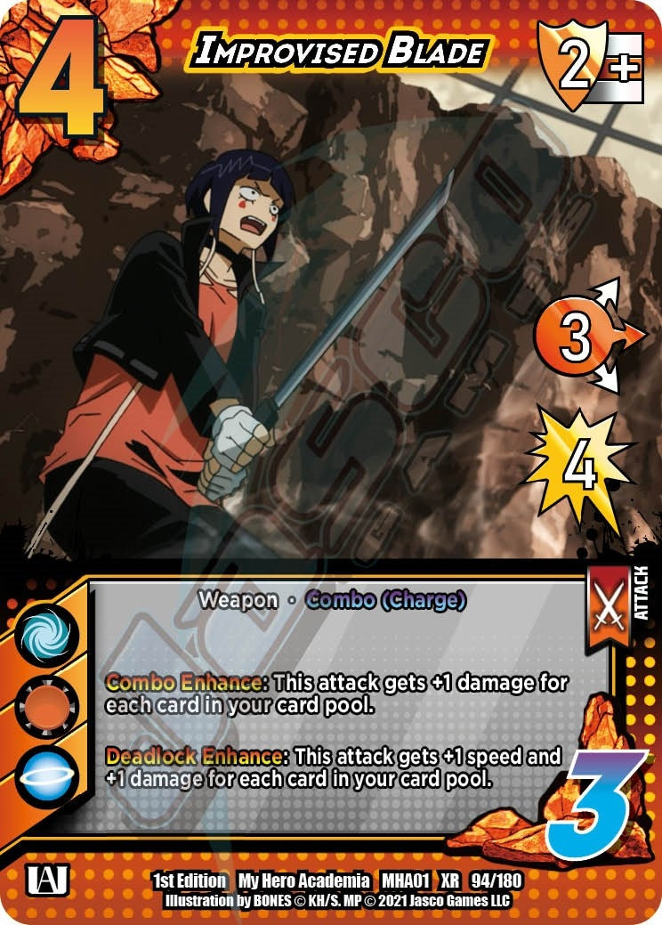 Image for Improvised Blade (XR) (UniVersus: My Hero Academia) (94/180) - UniVersus