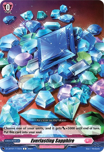 Image for Everlasting Sapphire (D-LBT01: Lyrical Melody) (D-LBT01/116EN) - Cardfight Vanguard