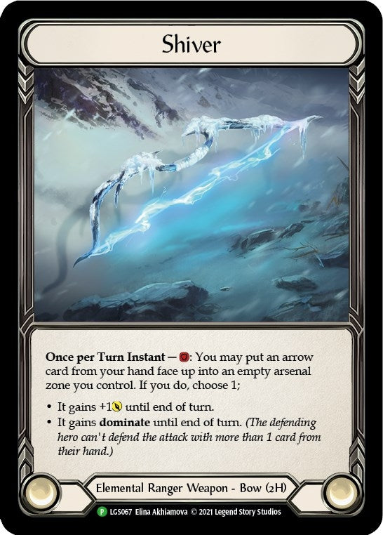Image for Shiver - LGS067 (Flesh and Blood: Promo Cards) (LGS067) - Flesh and Blood TCG