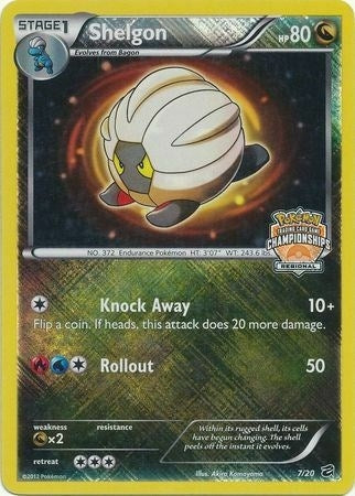 Image for Shelgon - 7/20 (Regional Championships) (League & Championship Cards) (007/020) - Pokemon