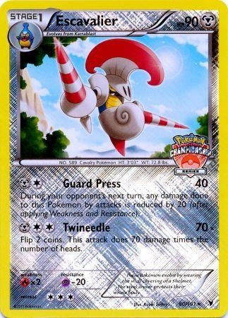 Image for Escavalier - 80/101 (Championship Series) (League & Championship Cards) (080/101) - Pokemon