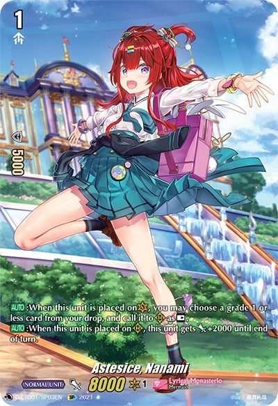 Image for Astesice, Nanami (SP) (D-LTD01: Ahoy! Lyrical Monasterio!) (D-LTD01/SP03EN) - Cardfight Vanguard