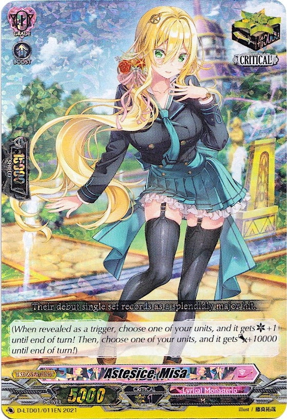 Image for Astesice, Misa (RRR Foil) (D-LTD01: Ahoy! Lyrical Monasterio!) (D-LTD01/011EN) - Cardfight Vanguard