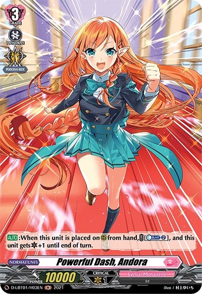 Image for Powerful Dash, Andora (Holo) (D-LBT01: Lyrical Melody) (D-LBT01/H03EN) - Cardfight Vanguard