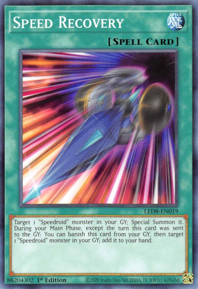 Image for Speed Recovery (Legendary Duelists: Synchro Storm) (LED8-EN019) - YuGiOh