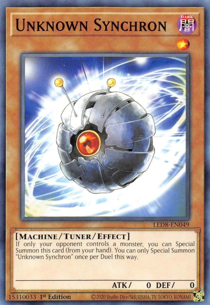 Image for Unknown Synchron (Legendary Duelists: Synchro Storm) (LED8-EN049) - YuGiOh