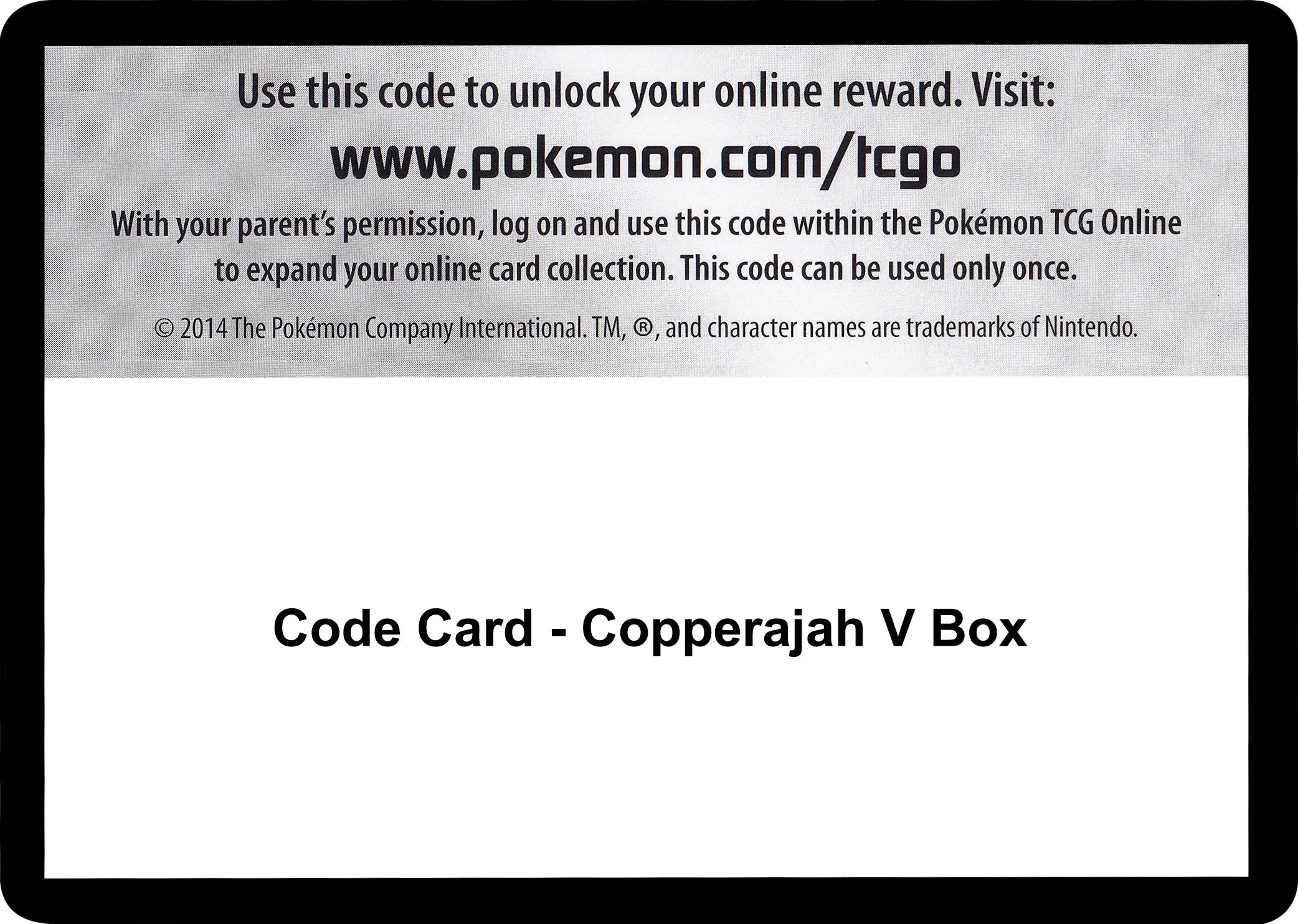 Image for Code Card - Copperajah V Box - Pokemon