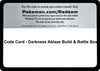 Image for Code Card - Darkness Ablaze Build & Battle Box - Pokemon
