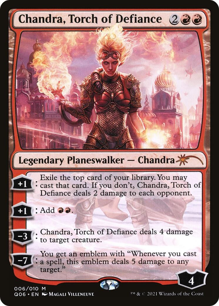 Image for Chandra, Torch of Defiance (Unique and Miscellaneous Promos) (6) - Magic: The Gathering