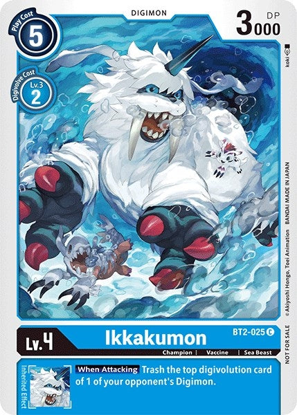 Image for Ikkakumon - BT2-025 (Official Tournament Pack Vol.3) (BT01-03A) (BT2-025 C) - Digimon Card Game