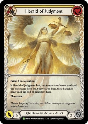 Image for Herald of Judgment - FAB028 (Flesh and Blood: Promo Cards) (FAB028) - Flesh and Blood TCG