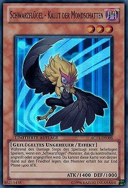Image for Blackwing - Kalut the Moon Shadow (German) - "Schwarzflugel - Kalut der Mondschatten" (Advent Calendar 2011 (Adventskalender)) (AC11-DE005) - YuGiOh