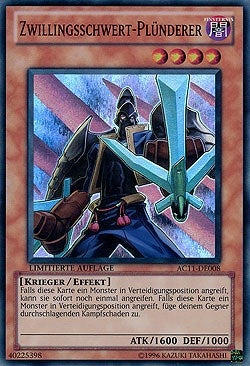 Image for Twin-Sword Marauder (German) - "Zwillingsschwert-Plunderer" (Advent Calendar 2011 (Adventskalender)) (AC11-DE008) - YuGiOh