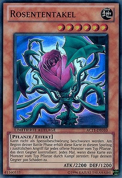 Image for Rose Tentacles (German) - "Rosententakel" (Advent Calendar 2011 (Adventskalender)) (AC11-DE010) - YuGiOh