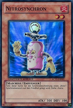 Image for Nitro Synchron (German) - "Nitrosynchron" (Advent Calendar 2011 (Adventskalender)) (AC11-DE011) - YuGiOh