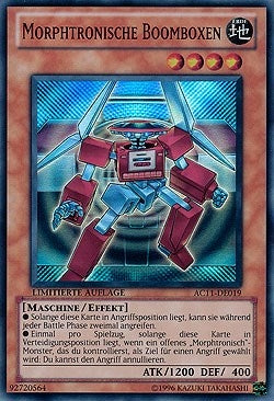 Image for Morphtronic Boomboxen (German) - "Morphtronische Boomboxen" (Advent Calendar 2011 (Adventskalender)) (AC11-DE019) - YuGiOh