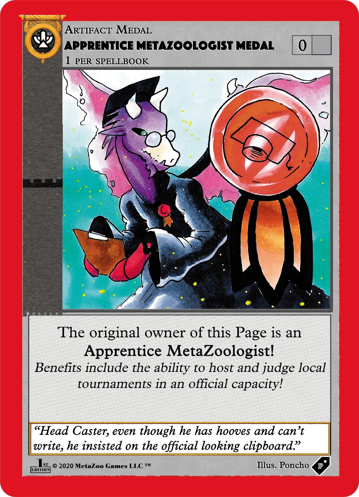 Image for Apprentice Metazoologist Medal [Medals]